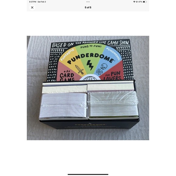 Punderdome  A Card Game for Pun Lovers by Fred Firestone Party Game NEW SEALED - Picture 5 of 5